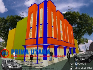 Desain Ruko Minimalis 3 Lantai di Medan Sumatera Utara View 2