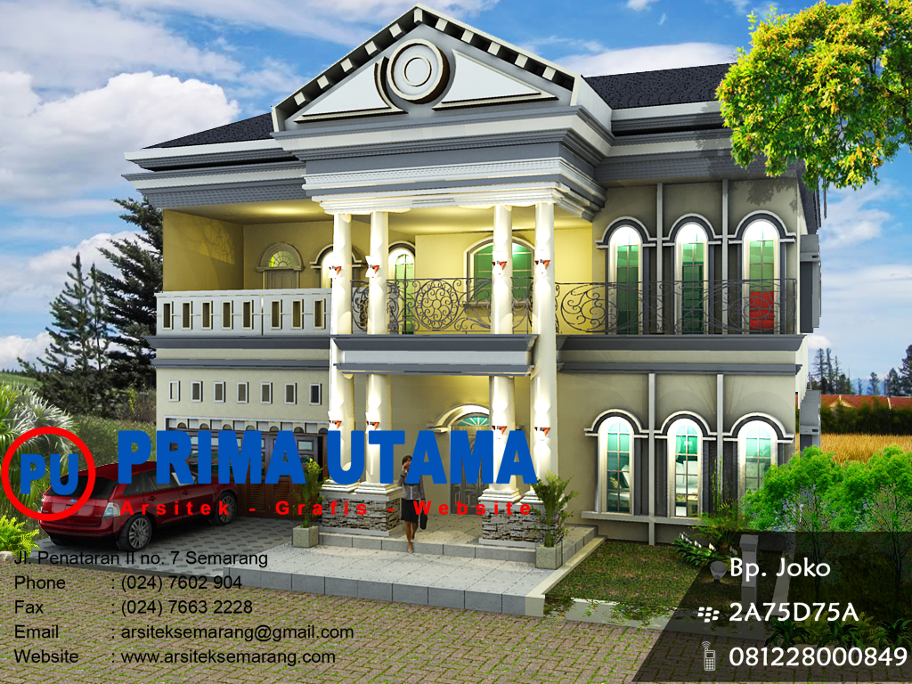 Desain Rumah Classic (Klasik)  CV. PRIMA UTAMA