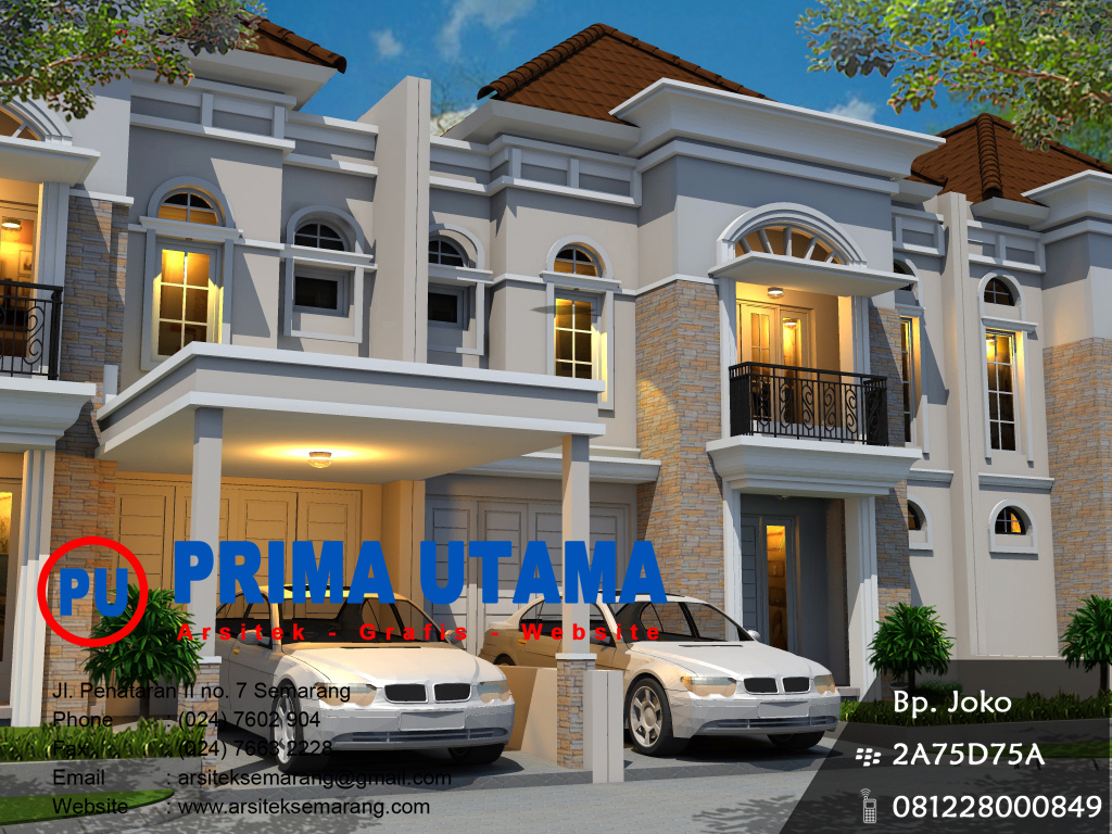 Desain Rumah Luas 350 m2 Pak Ahmad Jakarta - Jasa Arsitek ...
