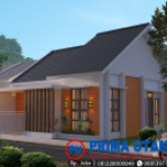 Desain Arsitektur 3D Rumah Kost Eksklusif 1 Lantai Bapak Wahyu di Semarang
