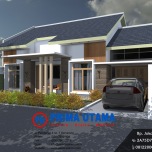Desain Arsitektur Rumah Simpel Minimalis Bp. Dullah di Semarang